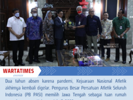 40 Tahun Digelar Di Jakarta, PASI Pilih Jateng Jadi Tempat Kejurnas Atletik 2022