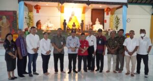 Kunjungi 3 Vihara, Pj Bupati Ajak Umat Budha Jaga Kerukunan