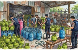 Polda Jateng Bongkar Praktik Pengoplosan LPG di Pati hingga Penimbunan 10 Ribu Liter Solar di Cilacap