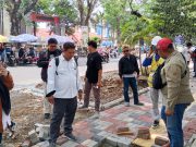 Proyek Trotoar di Jalan Panglima Sudirman Pati Rp14,3 Miliar Dikritik, Kontraktor Janji Ganti Paving Retak